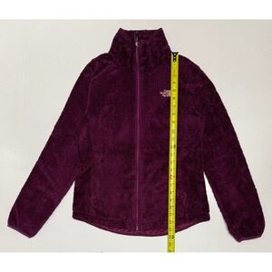 The North Face Osito Full Zip Fleece Jacket Womens Small Purple High Pile Soft